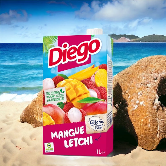 Diégo - Jus mangue letchi, 1L