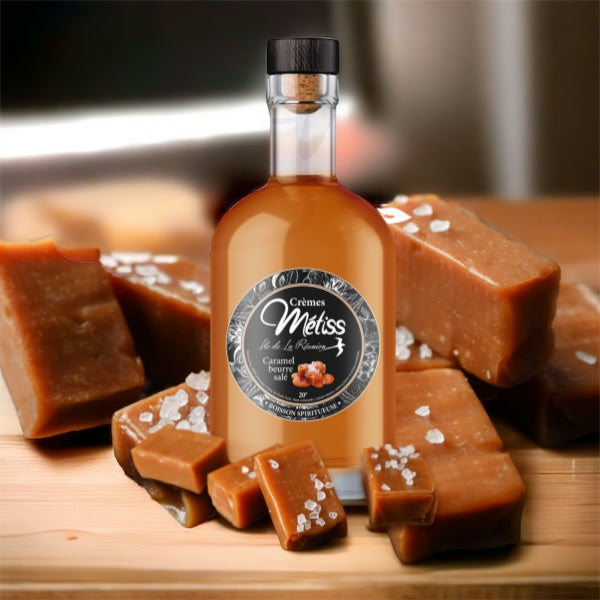 Rhum Métiss - Crème de Rhum Caramel beurre salée 35cl, 20°