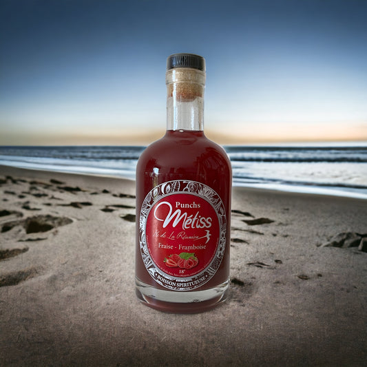 Rhum Métiss - Punch Fraise Framboise 35cl, 18°