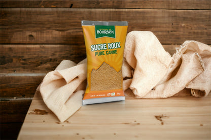 Sucrerie de Bourbon - Sucre roux de canne, 1kg