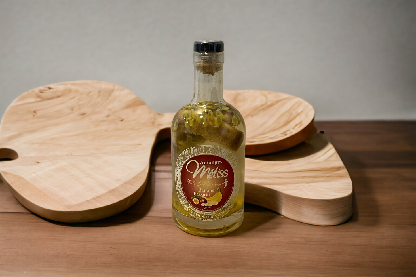 Rhum Métiss - Arrangés Banane et fruit de la passion, 35cl