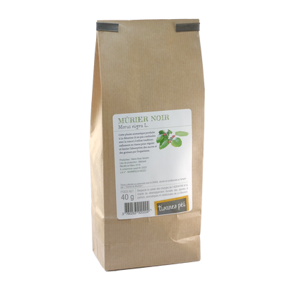 Tisanes de Bourbon - Mûrier noir, feuilles séchées, 40g