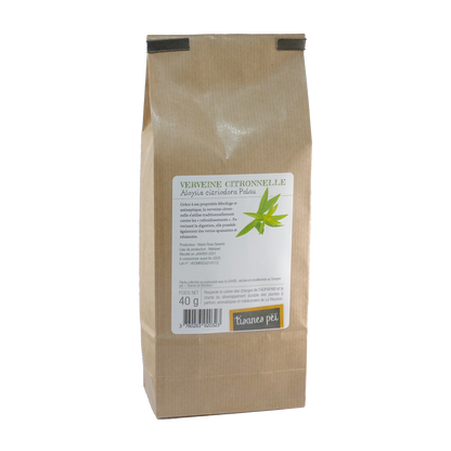 Tisanes de Bourbon - Verveine citronnelle, feuilles séchées, 40g